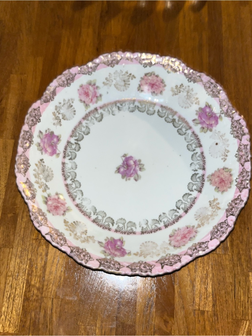 Antique Imperial Austria China Hand Painted Porcelain 9.5” Marked Bowl